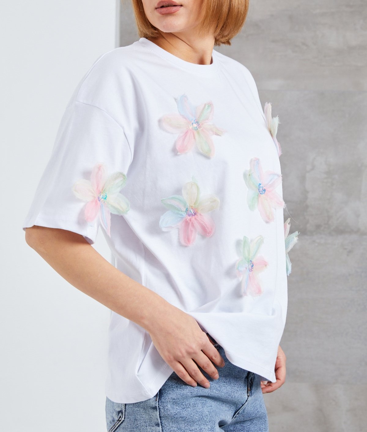 Çiçekli T-Shirt - Görsel 9