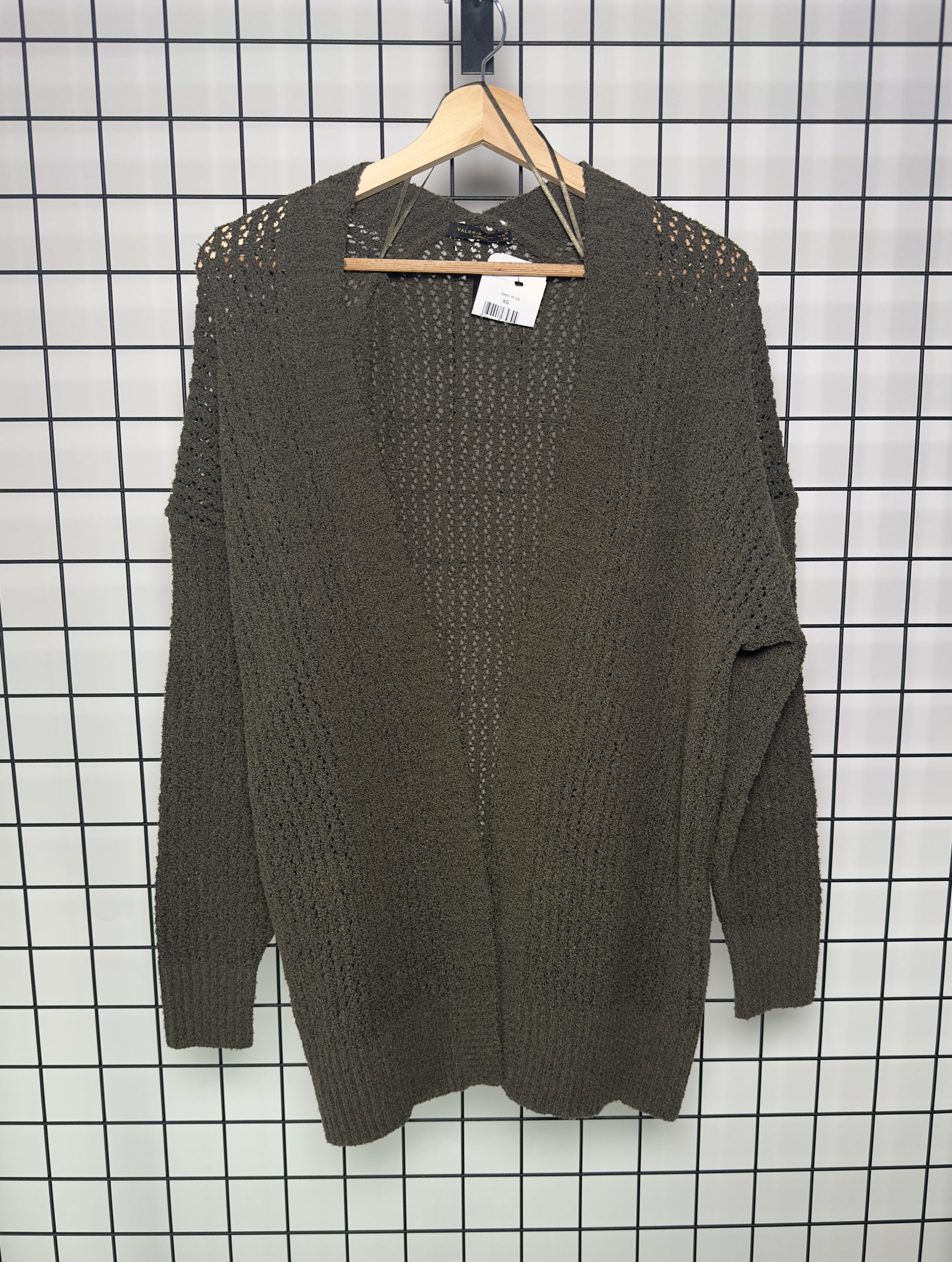 Haki Oversize Hırka - Görsel 2